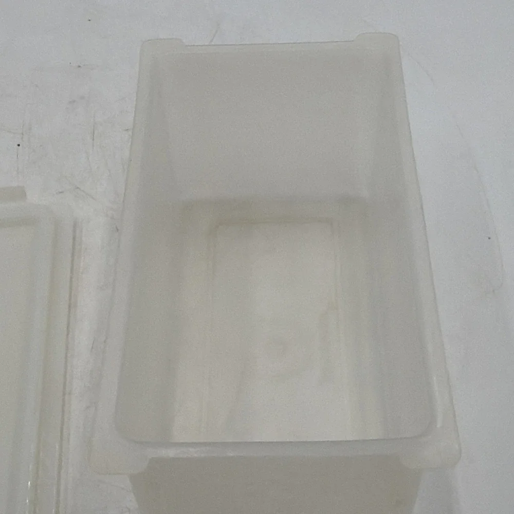 Vintage Tupperware Butter or Cheese  Keeper 638-3  1 Pound 4 Sticks Sheer White